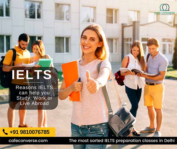 IELTS classes in Delhi by Cafe Converse